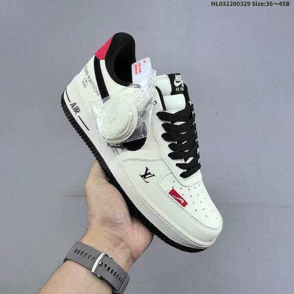 Nike Air Force 1 Low off white black red navy EU 36-45 sneaker