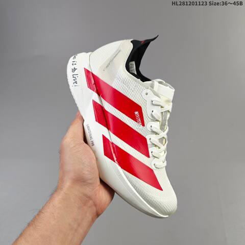 Adidas Adizero Adios Pro 4 white red black neon pink
