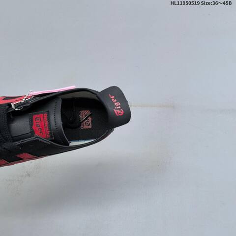 Onitsuka Tiger Mexico 66 Black Red EU 36-45 Sneaker Casual Sneakers - Unisex (BS-68821)
