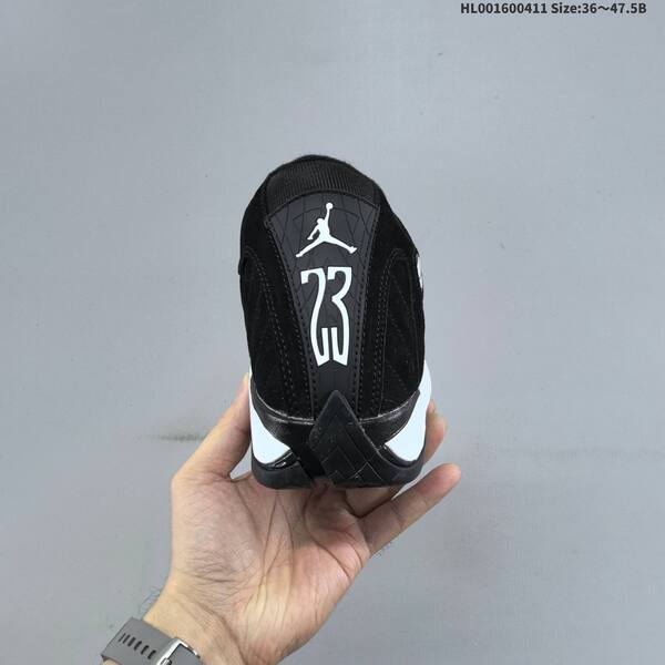 Jordan Air Jordan 14 Retro black/white (Bred) 36~47.5 basketball