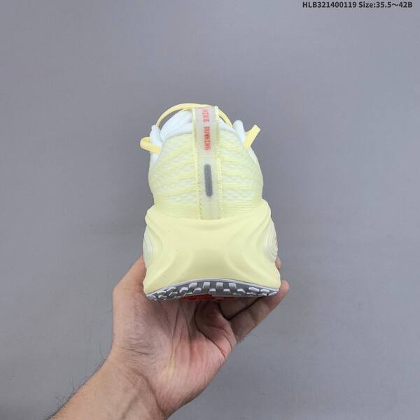 Nike Vomero Plus ReactX Air Zoom pale yellow white grey orange EU 35 5-42 running shoe