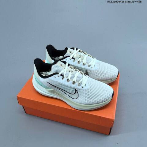 Nike Air Zoom Winflo 9 White Purple Yellow Black EU 36-39 Running Shoe - Women's (BS-60707)