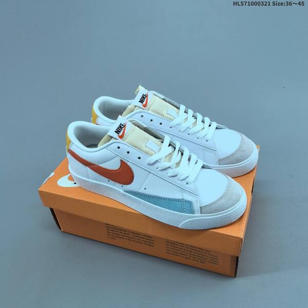 Nike Blazer Low 77 VNTG white blue sail EU 36-45 skate shoe