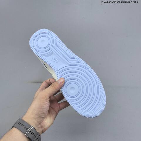 Nike Air Force 1 07 Light Blue Cream White EU 36-45 Sneaker - Unisex (BS-60639)