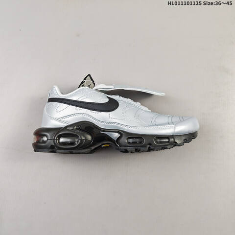 Nike Air Max Plus Drift TN Metallic Silver Black EU 36-45 Running Shoe - Unisex (BS-63083)