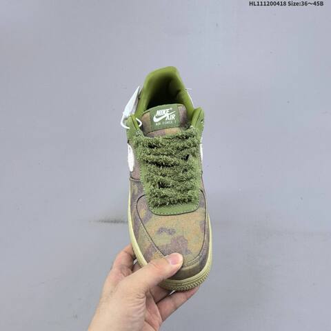 Nike Air Force 1 07 Olive Green Brown Beige EU 36-45 Sneaker - Unisex (BS-60658)