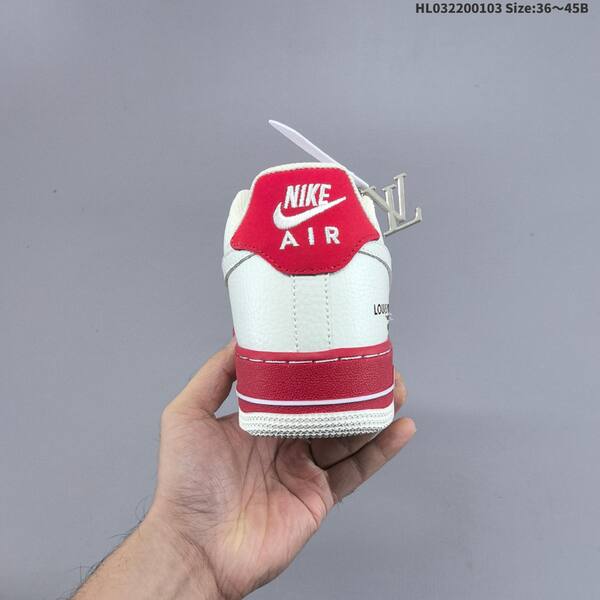 Nike Air Force 1 Low 07 off white red black navy EU 36-45 sneaker