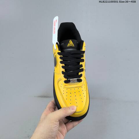 Nike Air Force 1 Low Yellow Black Multicolor EU 36-45 Sneaker - Unisex (BS-60544)