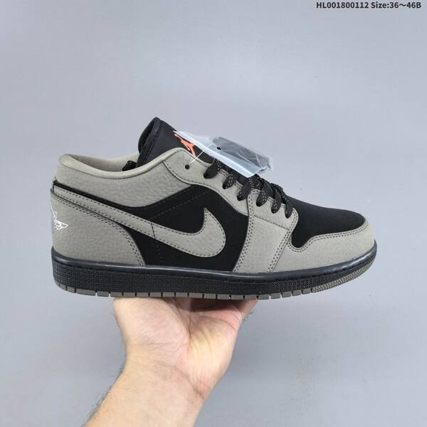 Jordan Air Jordan 1 Low Olive Grey / Black / Grey EU 36-46 lifestyle