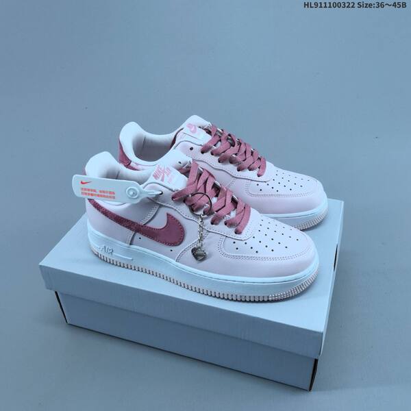 Nike Air Force 1 Low light pink dark pink white EU 36-45 sneaker