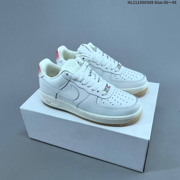 Nike Air Force 1 07 white black pink gum EU 36 45 sneaker EU 36-45