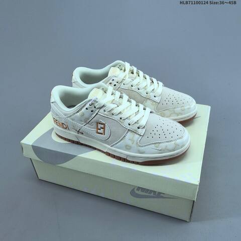 Nike Dunk SB Low Louis Vuitton Custom Off White Dark Green Grey EU 36-45 Skate Shoe - Unisex (BS-61779)