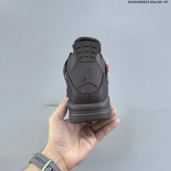 Jordan Air Jordan 4 Retro triple black / dark gray 36~47 basketball
