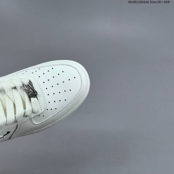 Nike Air Force 1 07 Low off white white burgundy silver EU 36-45 sneaker