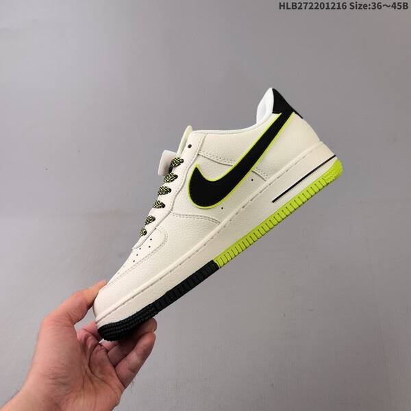 Nike Air Force 1 07 Low off white black neon green EU 36-45 sneaker