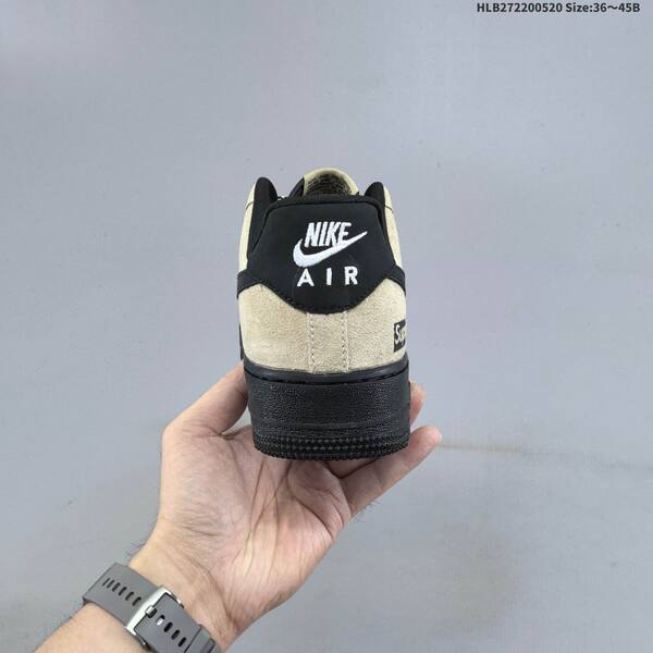 Nike Air Force 1 07 Low Supreme beige black EU 36-45 sneaker