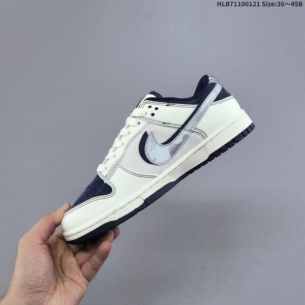 Nike SB Dunk Low white navy blue EU 36-45 skate shoe