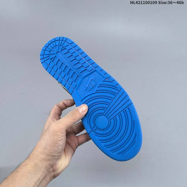 Nike Air Jordan 1 Low blue/gray/black/white 36~46 lifestyle