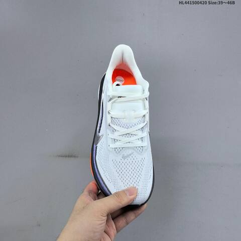 Nike Air Zoom Pegasus 42 White Silver Purple Orange Black EU 39-46 Running Shoe - Unisex (BS-60629)