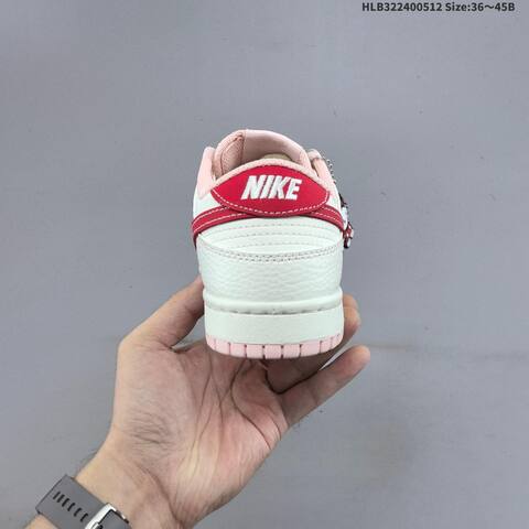 Nike SB Dunk Low White Red Pink Cream EU 36-45 Skate Shoe - Unisex (BS-60380)