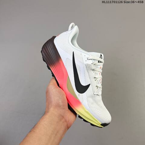 Nike ReactX Pegasus Trail 6 Black Grey White EU 36-45 Trail Shoe - Unisex (BS-63041)