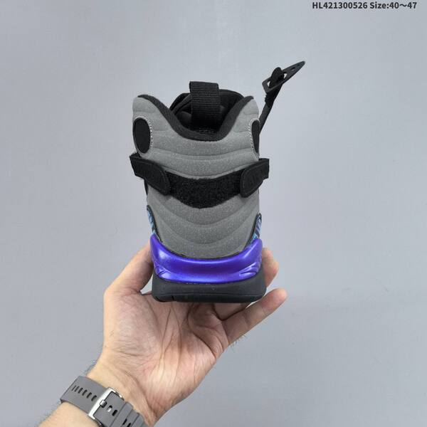 Jordan Air Jordan 8 Retro black/grey with blue and purple accents EU 40-47 basketball