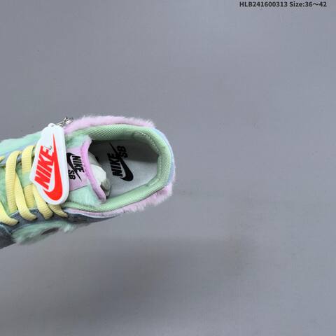 Nike SB Dunk Low Pro Light Blue Mint Green Pink Yellow Green EU 36-42 Skate Shoe - Unisex (BS-61340)