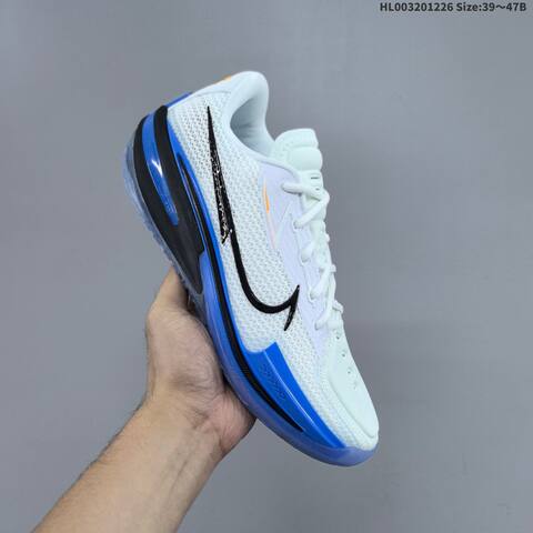 Nike Air Zoom G T Cut 1 EP White Blue Black Orange EU 39-47 Basketball Shoe - Unisex (BS-62423)