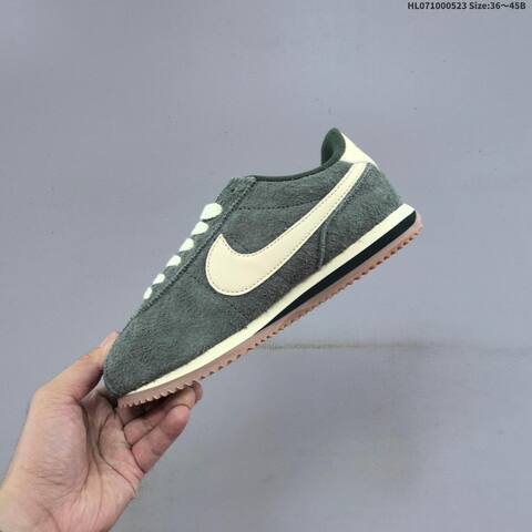 Nike Classic Cortez Dark Green Cream Off White Gum Brown EU 36-45 Sneaker - Unisex (BS-60190)