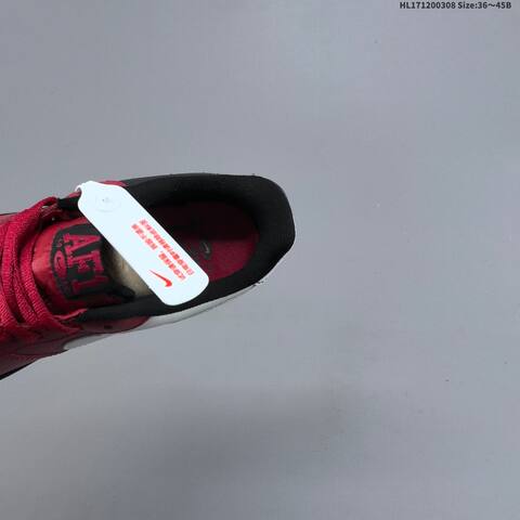 Nike Air Force 1 07 Red Black EU 36-45 Sneaker - Unisex (BS-61426)