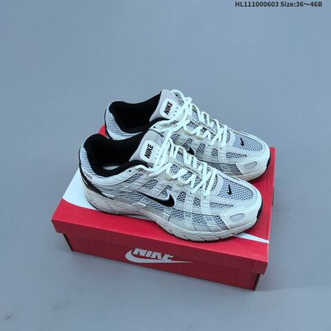 Nike P-6000 Light Off White Black Olive EU 36-46 Running Shoe - Unisex (BS-59990)