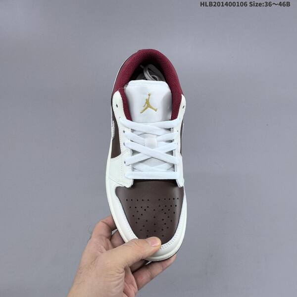 Jordan Air Jordan 1 Low OG white/brown/burgundy EU 36-46 basketball