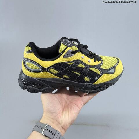 ASICS Gel-NYC 2 0 Yellow Black Brown Grey EU 36-45 Running Shoe Running Sneakers - Unisex BS-68823