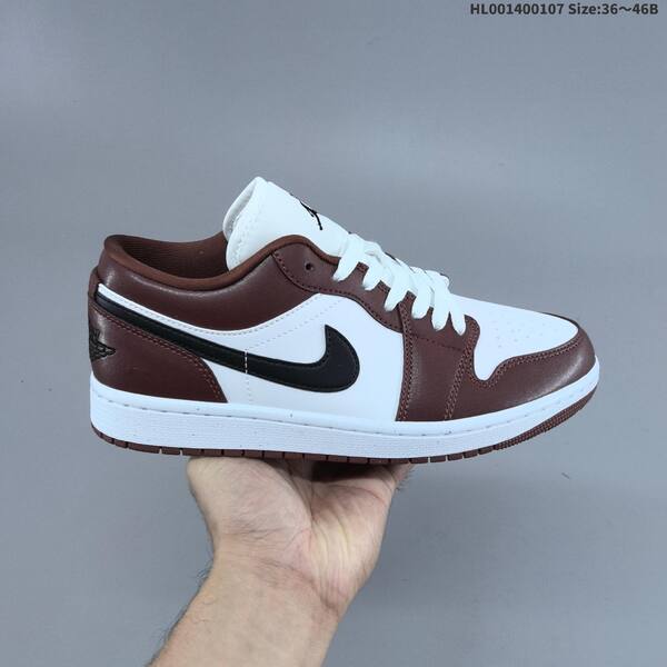 Jordan Air Jordan 1 Low White/Brown/Black EU 36-46 basketball