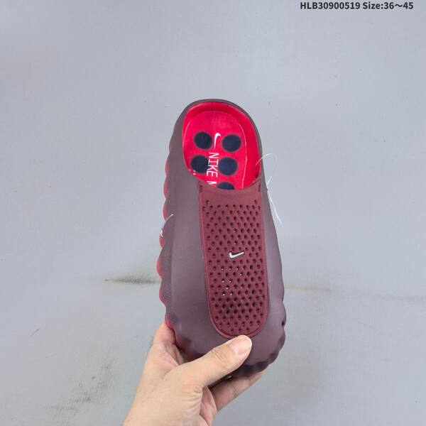 Nike Mind 001 burgundy red silver EU 36-45 slides