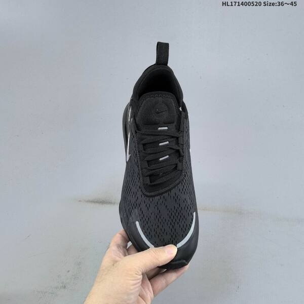 Nike Air Max 270 Flyknit black silver EU 36-45 running shoe