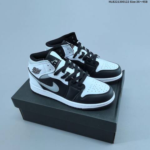 NIKE Air Jordan 1 Retro Mid AIR JORDAN 852842 007 36 36 5 37 5 38 Lifestyle - Women's (BS-66873)