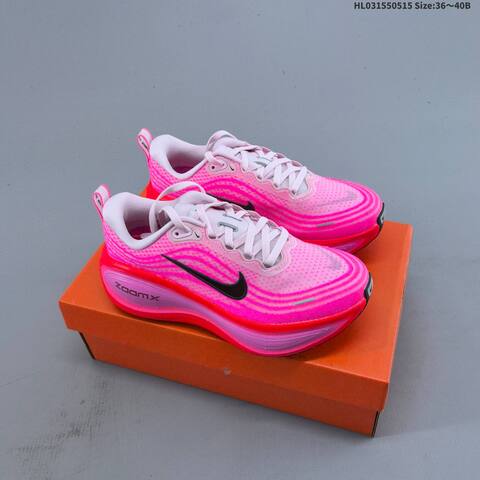Nike Vomero Plus ReactX Air Zoom Pink Red Black White EU 36-40 Running Shoe - Unisex (BS-60322)