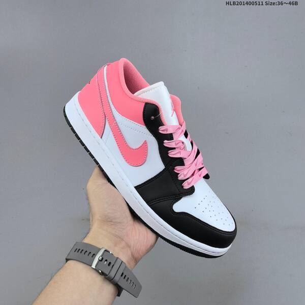 Jordan Air Jordan 1 Low white/black/pink 36~46B lifestyle