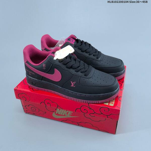 Nike Air Force 1 Low off white dark blue red EU 36-45 sneaker