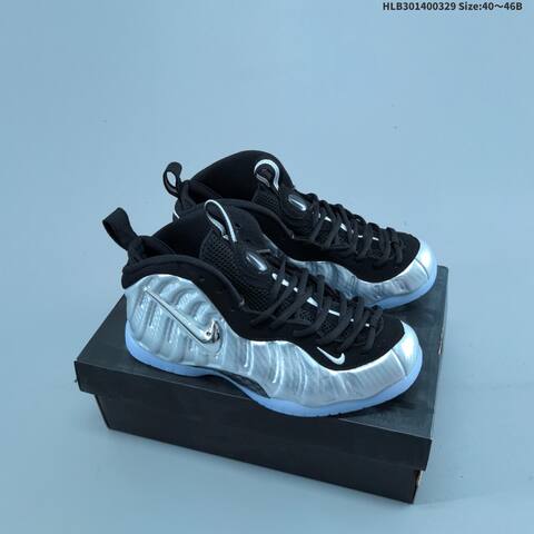 Nike Air Foamposite One Black Metallic Gold EU 40-46 Basketball Shoe - Men's (BS-61061)