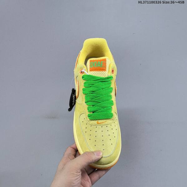 Nike Air Force 1 Low light yellow green orange EU 36 45 sneaker EU 36-45