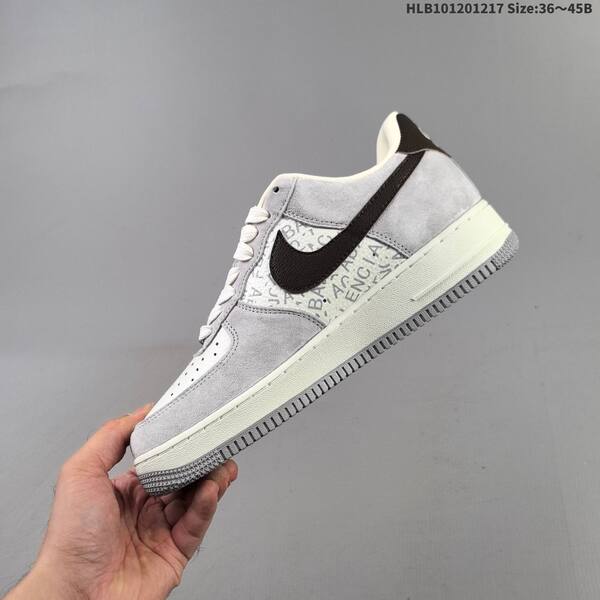 Nike Air Force 1 07 Low Grey White Black EU 36-45 sneaker