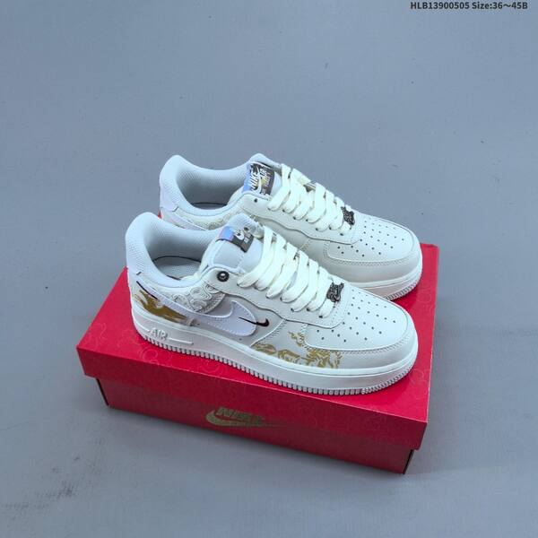 Nike Air Force 1 07 off white white black red EU 36 45 sneaker EU 36-45