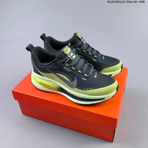 Nike Vomero 18 GTX ReactX Air Zoom Black Pink White Light Blue Orange EU 36-45 Running Shoe - Unisex (BS-62621)