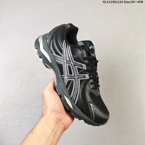 ASICS GEL-SEKIRAN Black Dark Grey Silver EU 36-45 Running Shoe Running Sneakers - Unisex (BS-69237)