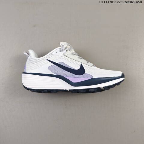 Nike ReactX Pegasus Trail 6 White Navy Purple Blue EU 36-45 Trail Shoe - Unisex (BS-63252)