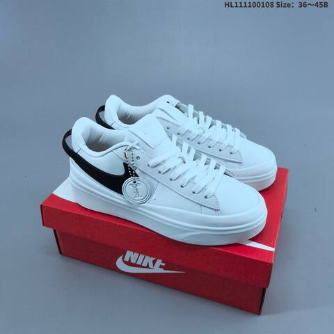 Nike Blazer Phantom Low White Red Brown EU 36-45 Skate Shoe - Unisex (BS-62132)