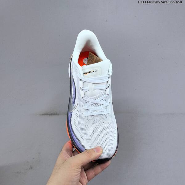 Nike Air Zoom Pegasus 42 white purple silver orange black EU 36-45 running shoe