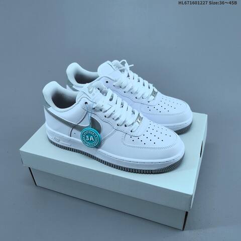 Nike Air Force 1 07 Low White Dark Navy Blue EU 36-45 Sneaker - Unisex (BS-62395)